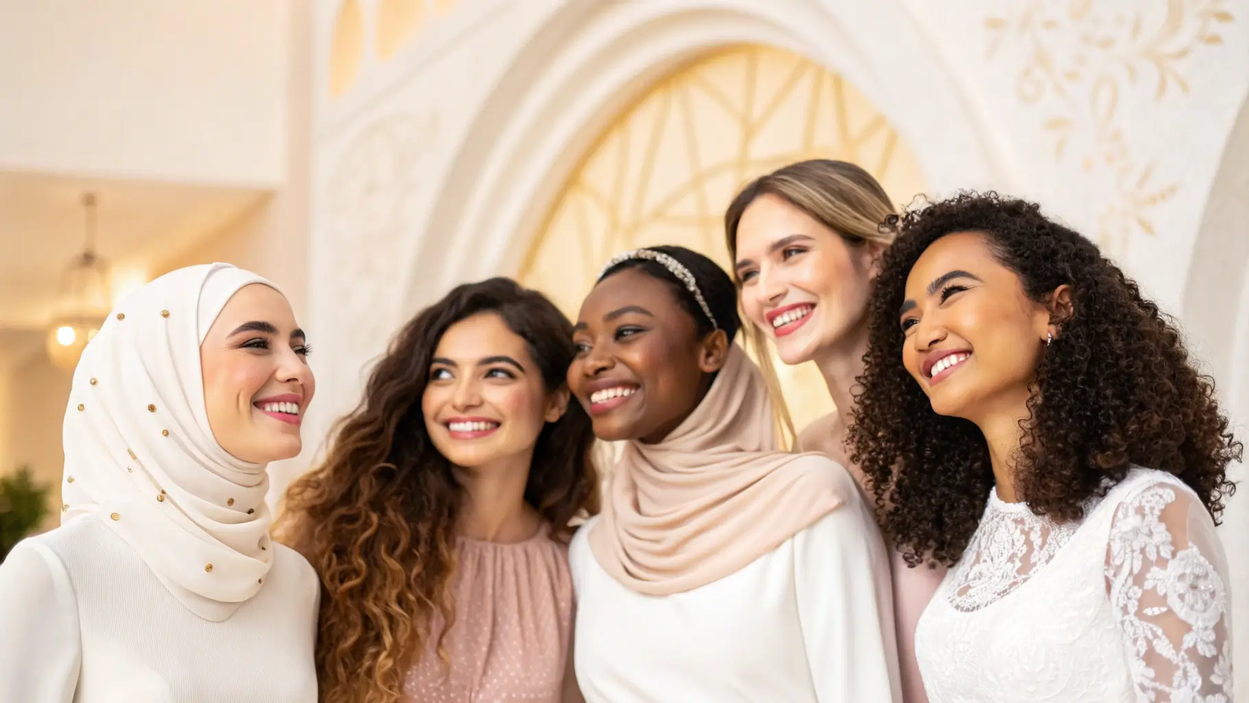 Beautiful diverse women from around the world – Muslim marriage landing page arabsaf.com