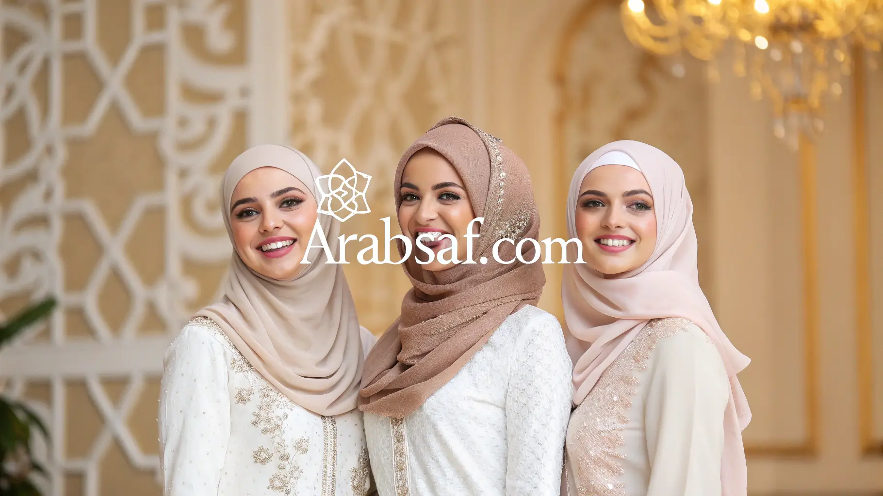 مجموعة نساء مسلمات بلباس محتشم يبحثن عن زواج حلال عبر Arabsaf.com