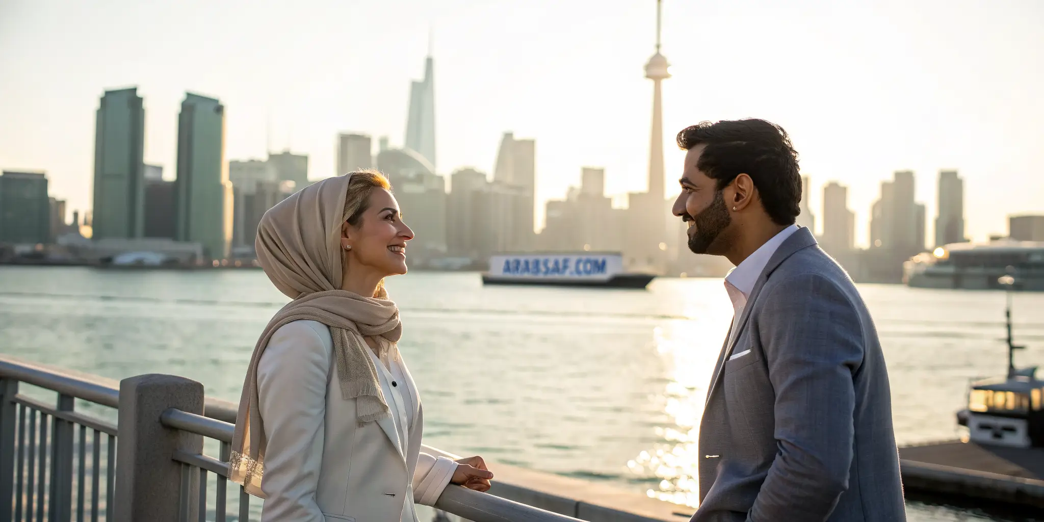أفضل الدول للزواج في 2026 لقاء رجل عربي مع امرأة أوروبية في كندا بعلاقة جادة