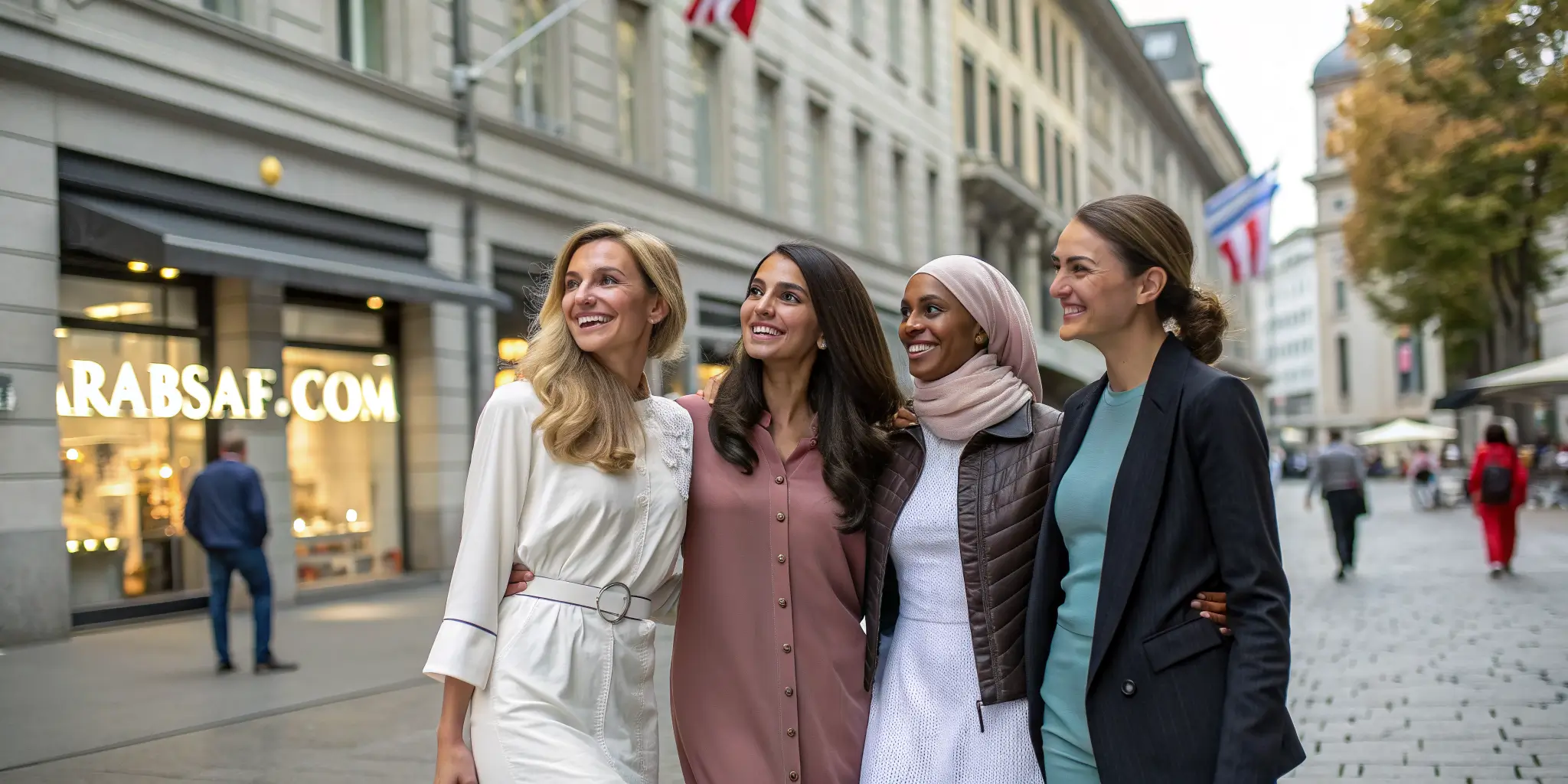 رجل عربي وامرأة مسلمة في سويسرا يبحثان عن الزواج الشرعي