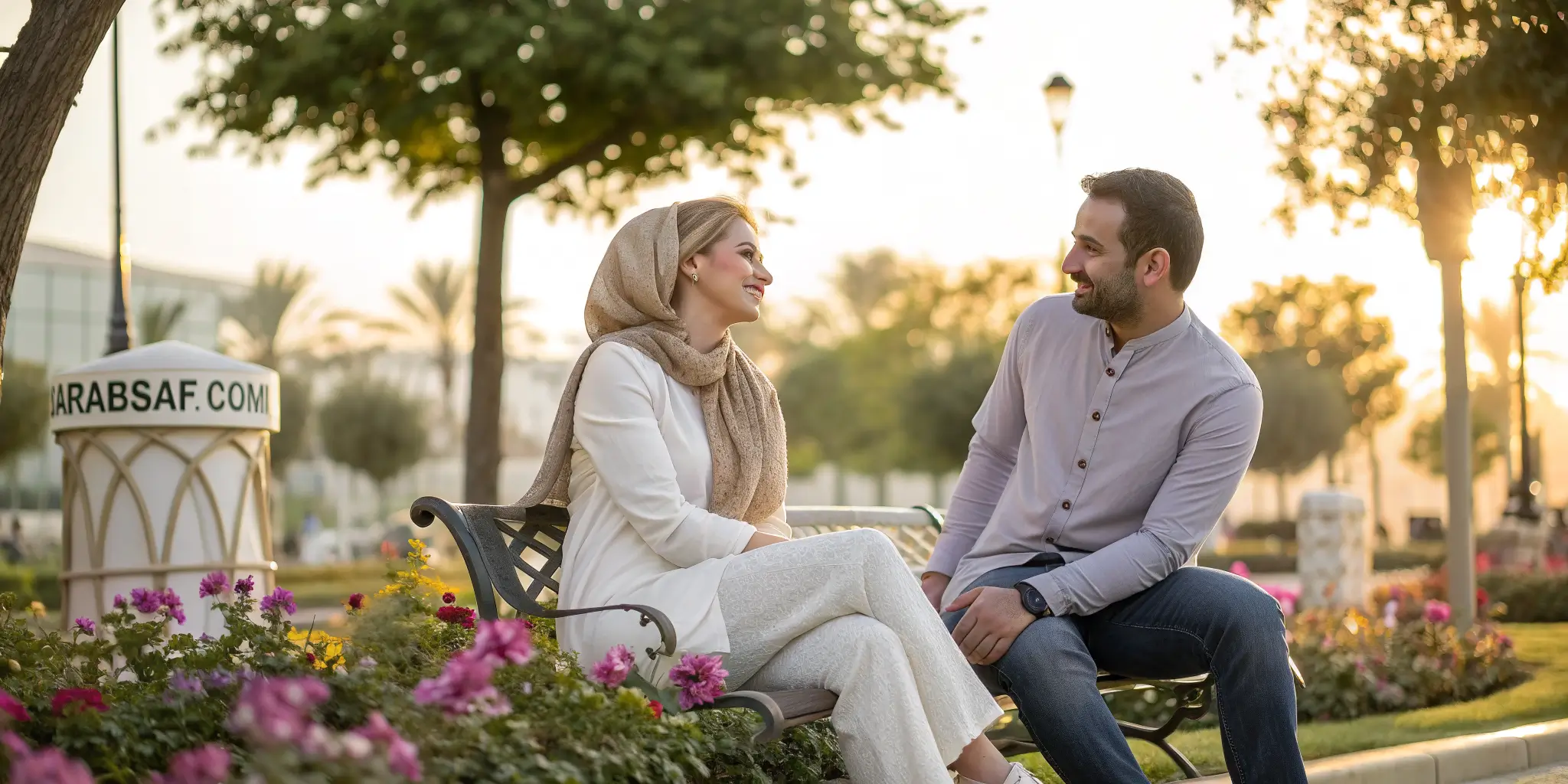 رجل عربي يتعرف على فتاة كندية في حديقة بمدينة تورونتو بهدف الزواج من كندا