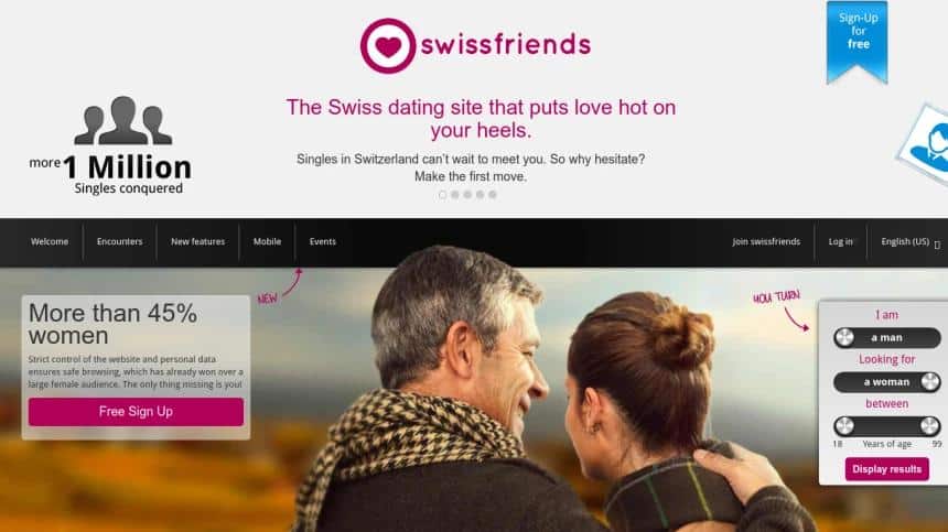 SwissFriends موقع تعارف في سويسرا للقاءات الواقعية والزواج