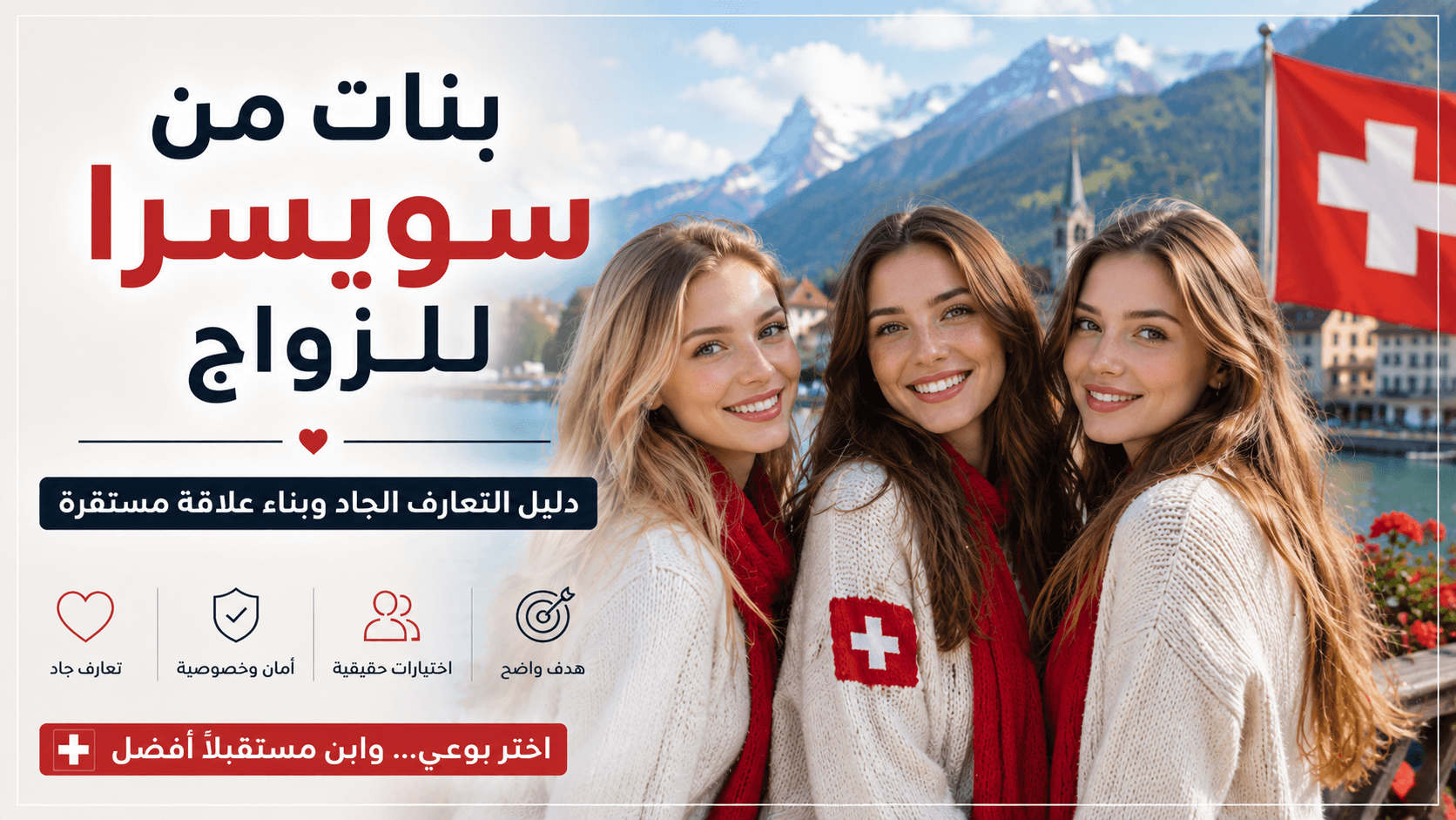 بنات من سويسرا للزواج – دليل التعارف الجاد وبناء علاقة مستقرة 2026
