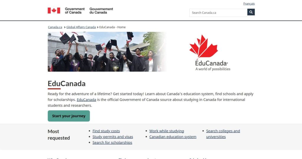 منصة EduCanada للدراسة والهجرة إلى كندا 2026