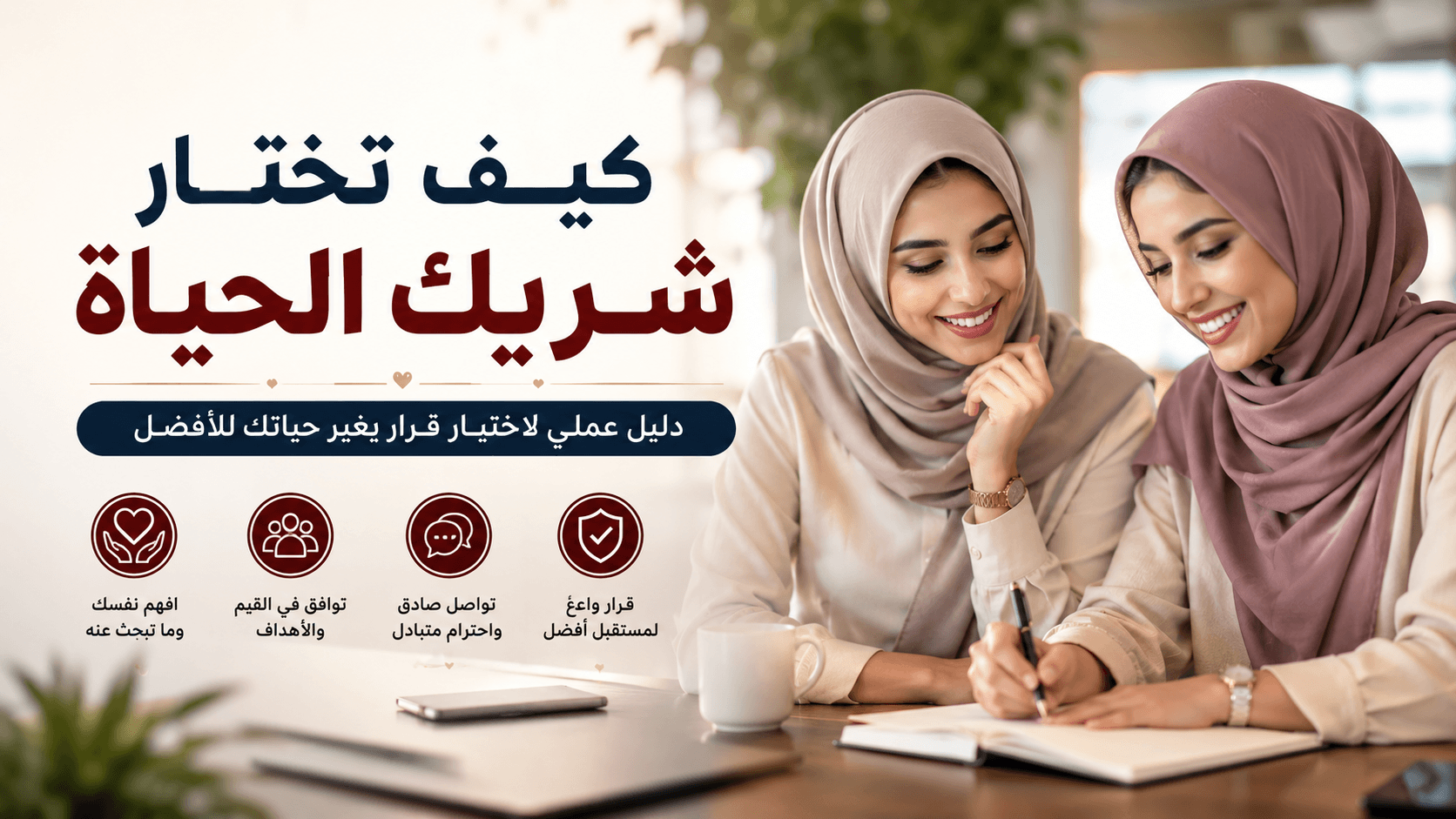 كيف تختار شريك الحياة — دليل عملي لاختيار شريك مناسب وبناء قرار واعٍ