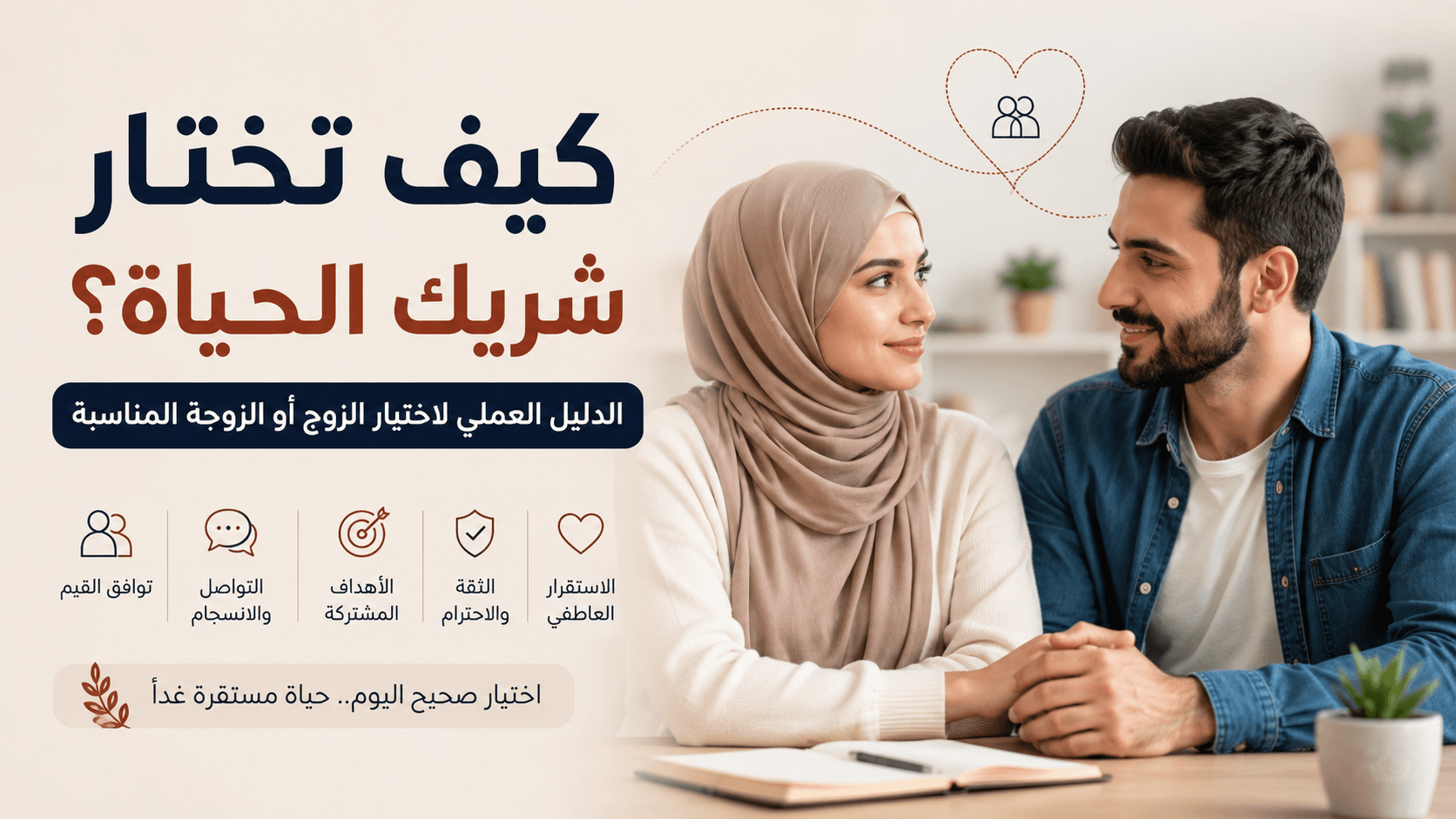 كيف تختار شريك الحياة – الدليل العملي لاختيار الزوج أو الزوجة المناسبة