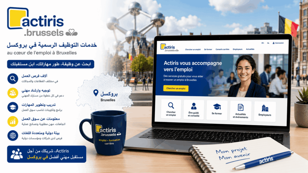 Actiris للبحث عن فرص العمل والوظائف في بروكسل بلجيكا 2026