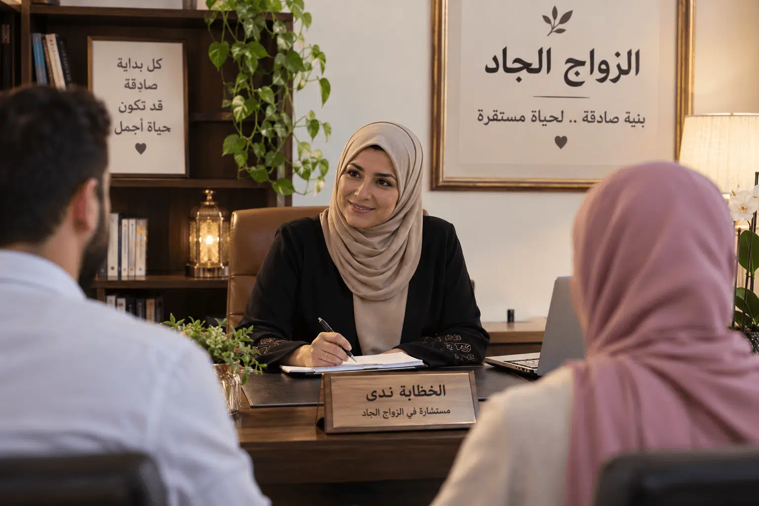 الزواج الجاد مع الخطّابة لمساعدة الحالات الجادة على الزواج