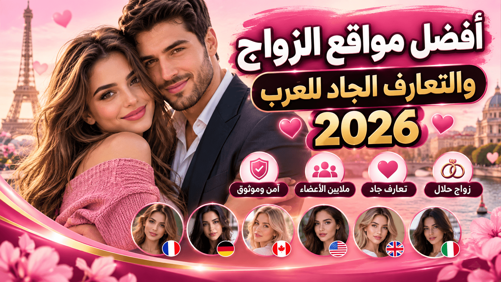 أفضل مواقع الزواج والتعارف الجاد للعرب في 2026